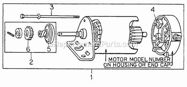 Starter Motor Diagram and Parts List for 282 133-282-399, 132-282-100, 134-282-100, 133-28 Cub Cadet Lawn Mower